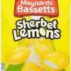 Tea & Biscuits Maynards Sherbet Lemons 190g- Tea|Sweets/Candy