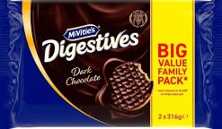 Tea & Biscuits McVitie's Dark Chocolate Digestive Biscuits 2 pack 22oz- Tea|Biscuits