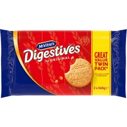 Tea & Biscuits McVitie's Digestive Biscuits Twin Pack 2 x 360g- Tea|Biscuits