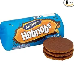 Tea & Biscuits McVitie's Milk Chocolate HobNob Biscuits 262g/9oz- Tea|Biscuits
