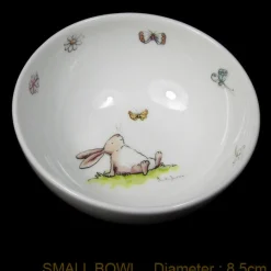 Two Bad Mice Meadow Bunny Mini Bone China Bowl- Bowls & Dishes