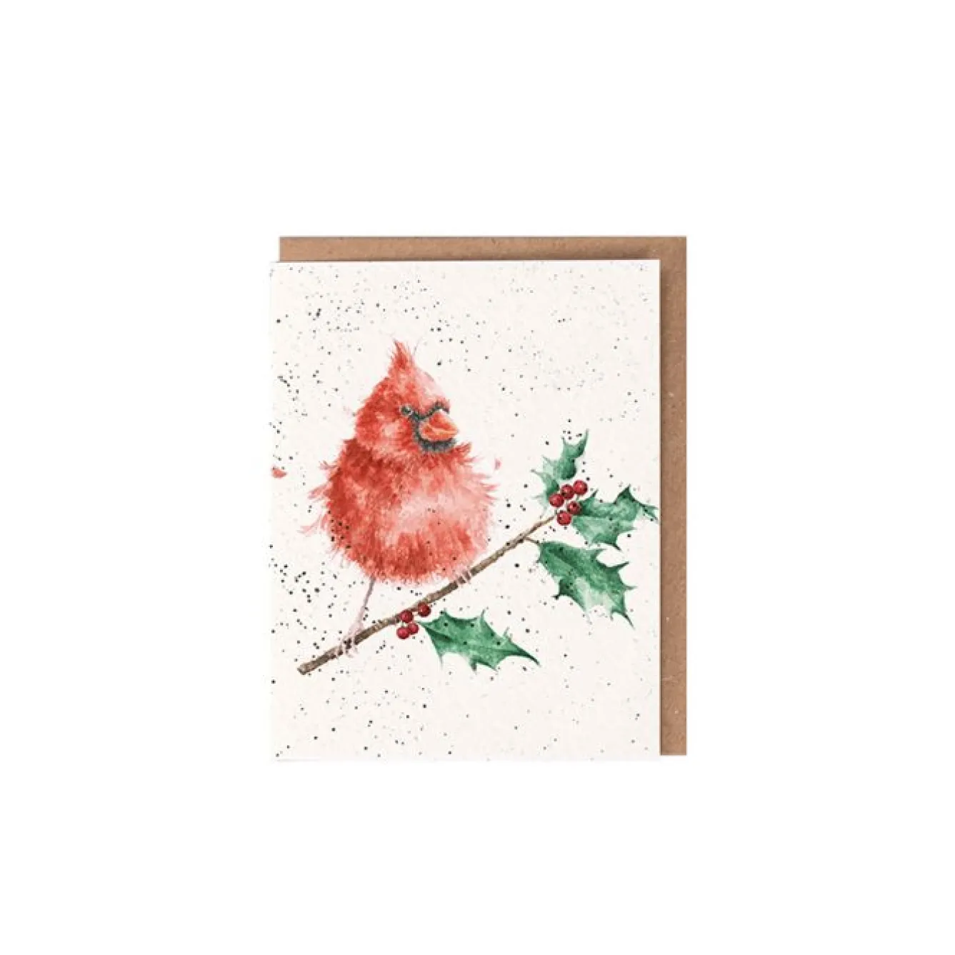 Wrendale Designs 'Merry and Bright' Cardinal Gift Enclosure Card- Christmas Cards|Christmas