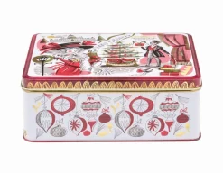 Elite Tins Merry Christmas Deep Rectangular Tin- Christmas|Seasonal