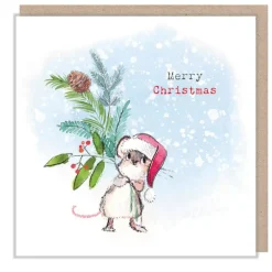 Paper Shed Design 'Merry Christmas' Mouse Christmas Card- Christmas