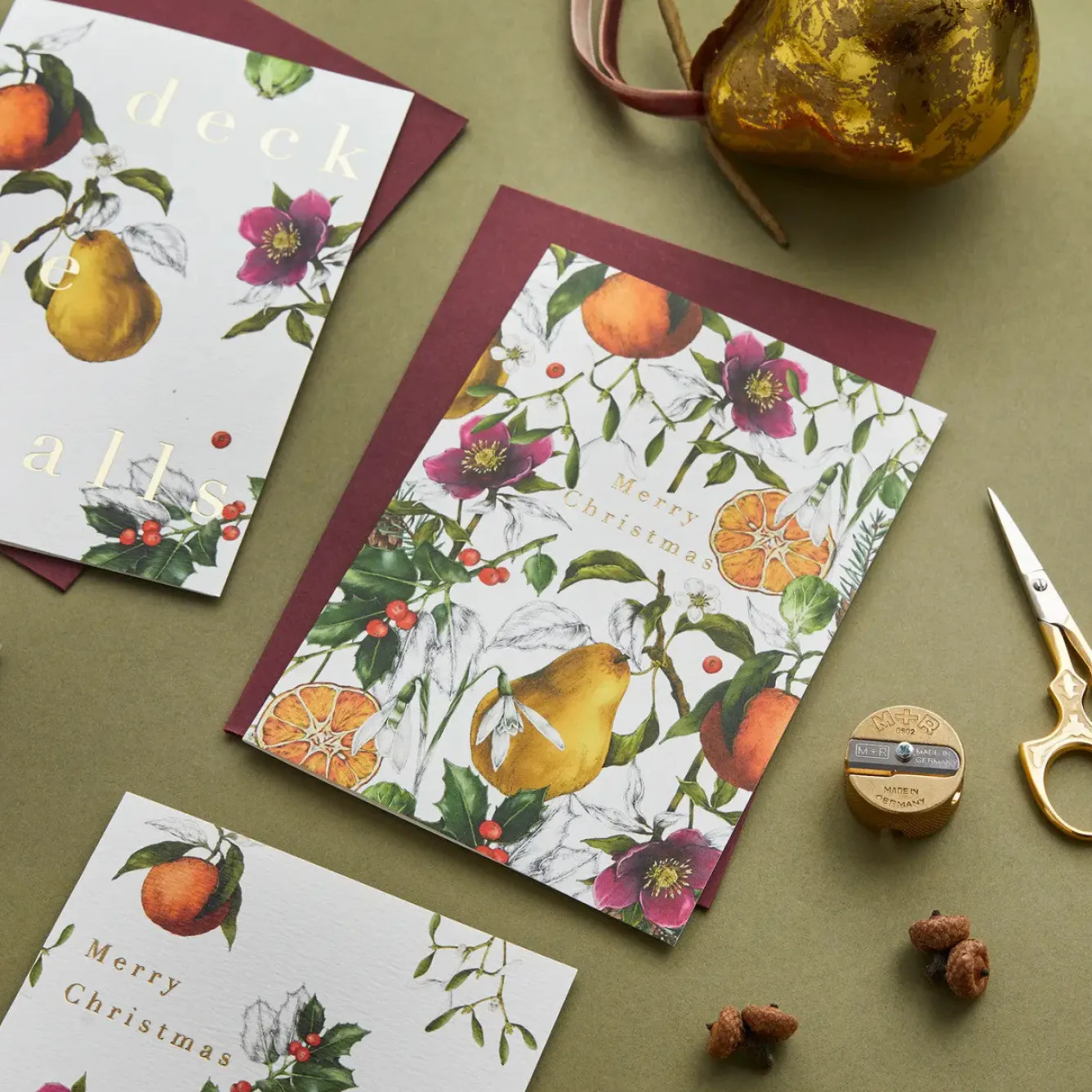 Catherine Lewis Merry Christmas - 'Winter Decadence' Card- Christmas Cards|Christmas