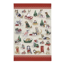 Ulster Weavers Merry Mutts Cotton Tea Towel- Christmas|Tea