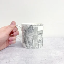 Alex Allday Middleport Pottery Fine Bone China Mug- Tea|Places