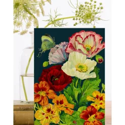 Madame Treacle Midnight Poppies Card- Greeting Cards