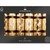Heart and Soul Mini Gold Diamond 6in Christmas Crackers Box of 6- Christmas Crackers|Christmas
