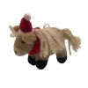 Amica Felt Mini Shetland Pony with Hat & Scarf Felt Decoration- Christmas Decorations|Christmas