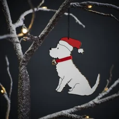 Sweet William Mischievous Mutts Christmas Decoration- Christmas Decorations|Seasonal Decor