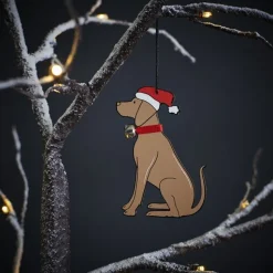 Sweet William Mischievous Mutts Christmas Decoration- Christmas Decorations|Seasonal Decor