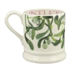 Emma Bridgewater Mistletoe 1/2 Pint Mug- Christmas