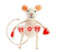 Sew Heart Felt Mouse with Mom Bunting- Mother's Day|Mother's Day