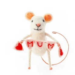 Sew Heart Felt Mouse with Mum Bunting- Mother's Day|Mother's Day