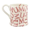 Emma Bridgewater M.U.M. Pink 1/2 Pint Mug- Mother's Day|Mother's Day