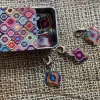 Emma Ball Mystical Lanterns Set of 6 Crochet Markers in a Pocket Tin- Crafts