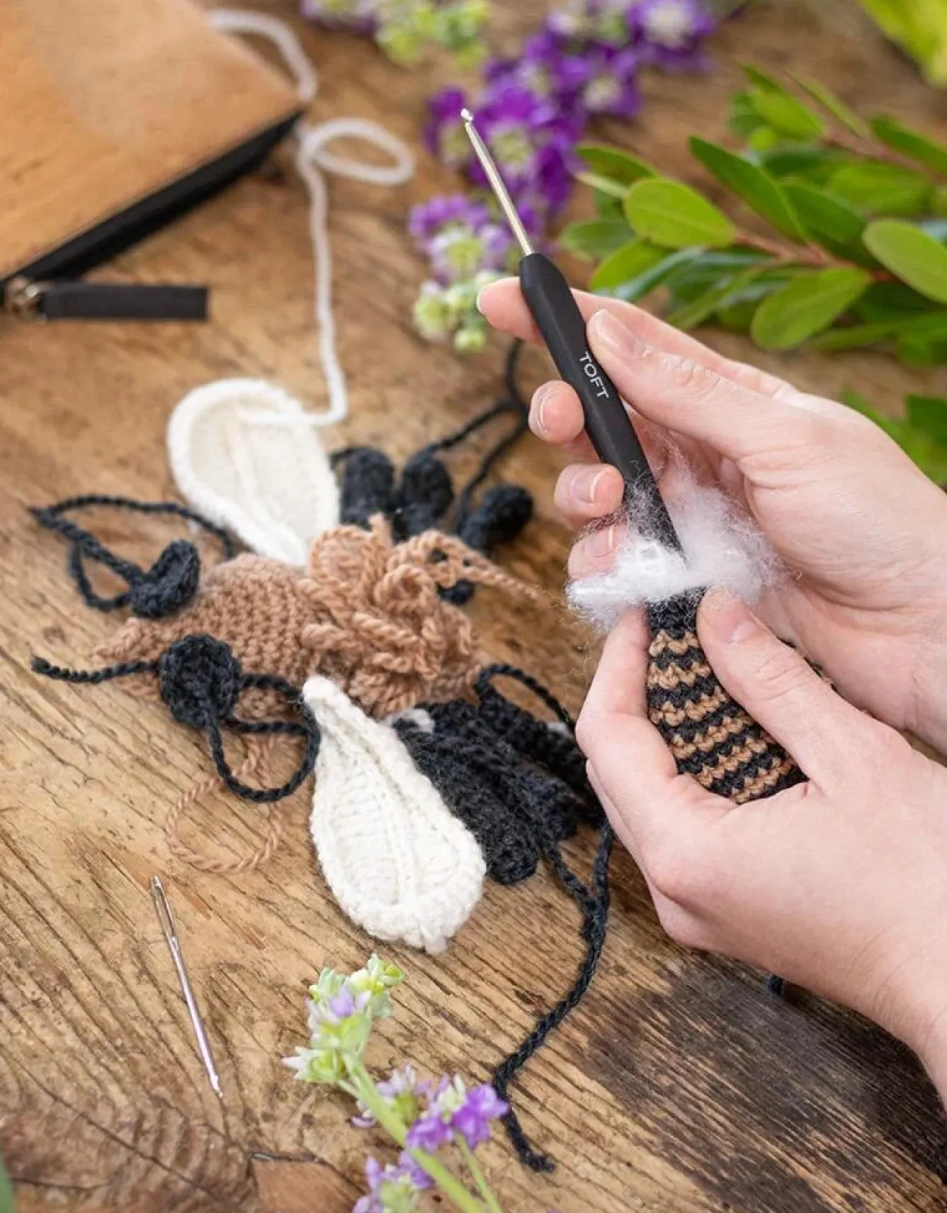 Toft Crafts Nancy the Honey Bee Crochet Kit- Crafts