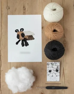 Toft Crafts Nancy the Honey Bee Crochet Kit- Crafts