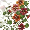 Emma Ball Nasturtiums Greetings Card- Greeting Cards