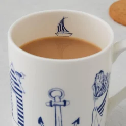 Victoria Eggs Nautical Mug- Seaside|Bright Colors