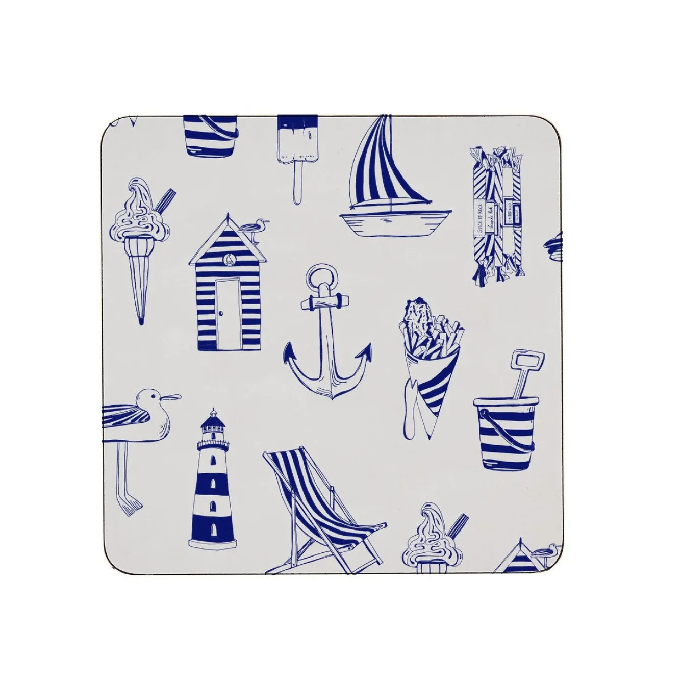 Victoria Eggs Nautical Pot Stand- Melamine