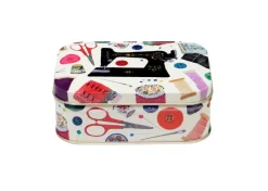 Elite Tins Needles & Thread Small Rectangular Tin- Novelty|Storage