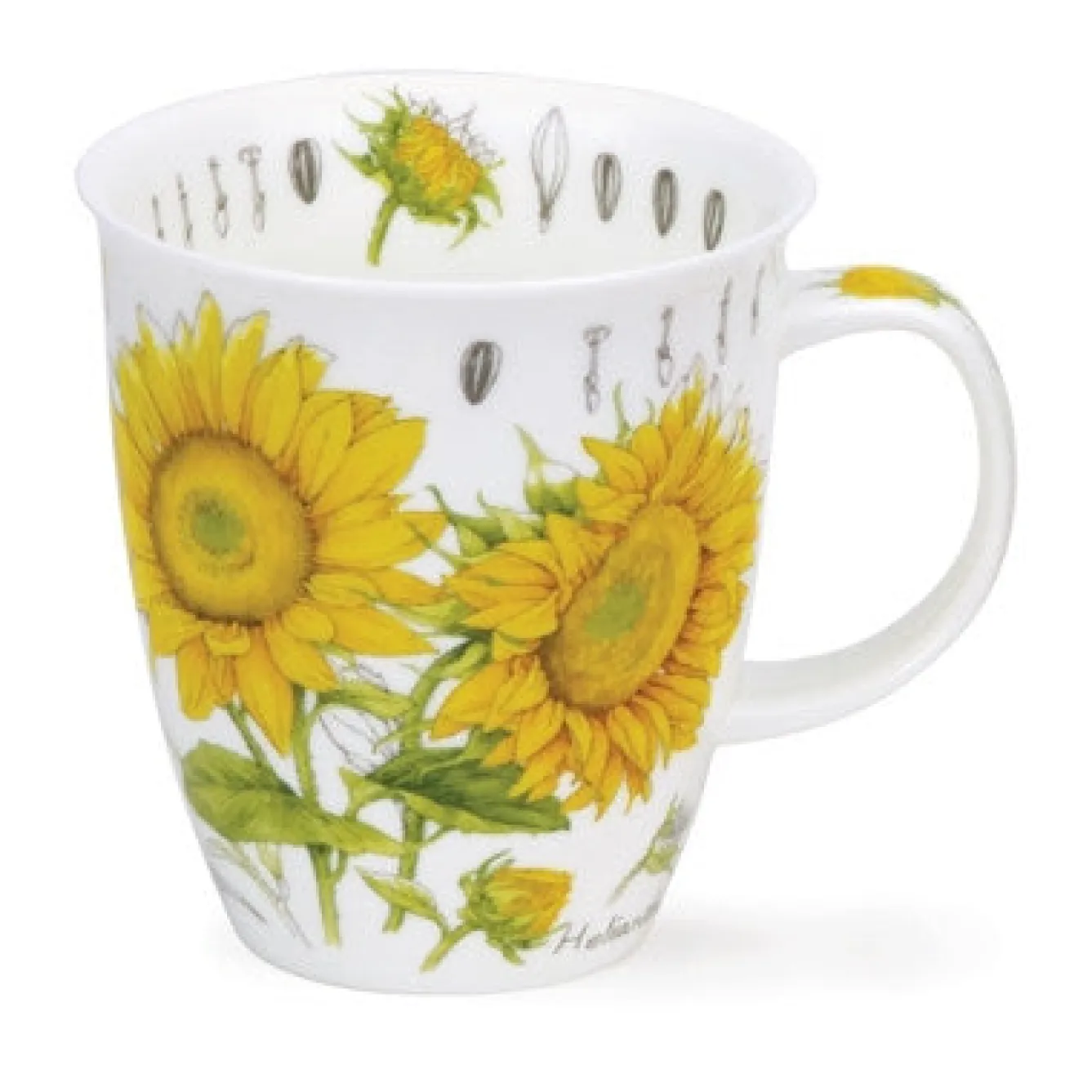 Dunoon Nevis Floral Sketch Mugs- Tea|Gardening