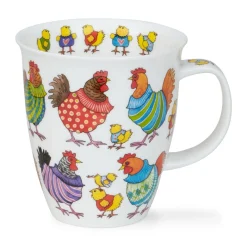 Dunoon Nevis Knitwits Hen Mug- Animals|Whimsical