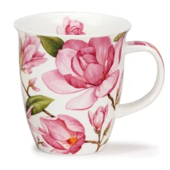 Dunoon Nevis Magnolia Mug- Flowers & Garden