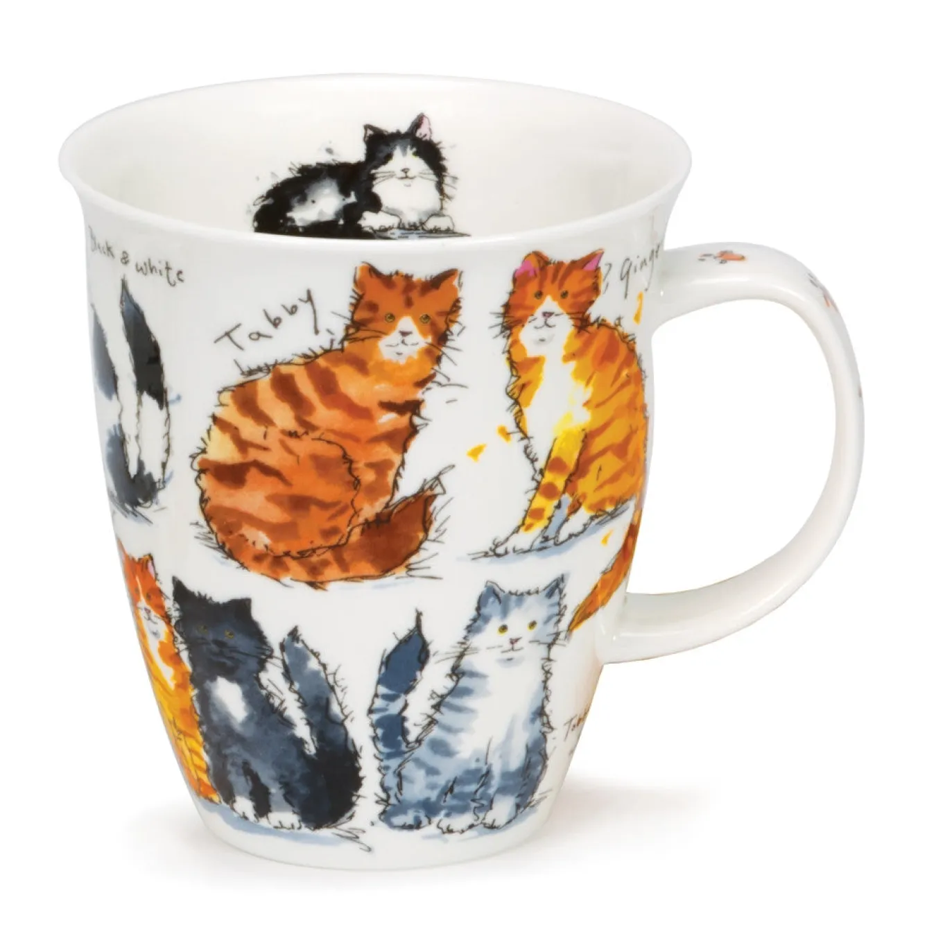 Dunoon Nevis Messy Cats Mug- Tea|Animals