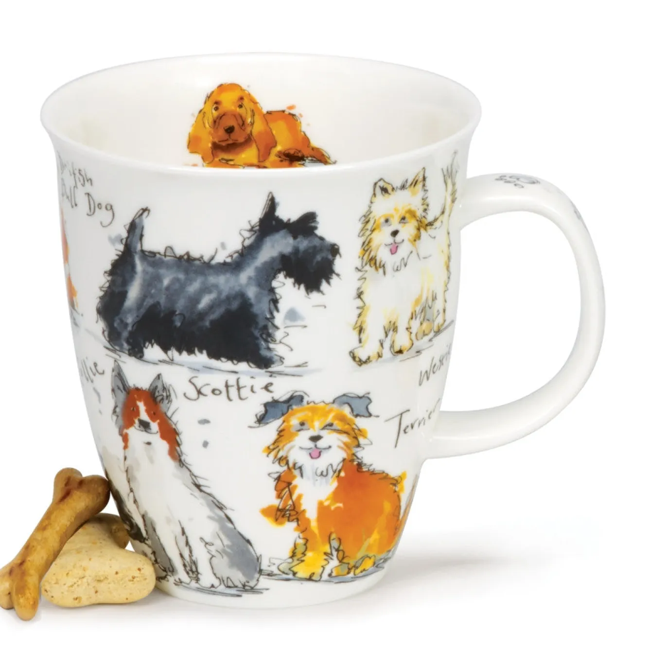 Dunoon Nevis Messy Dogs Mug- Tea|Animals