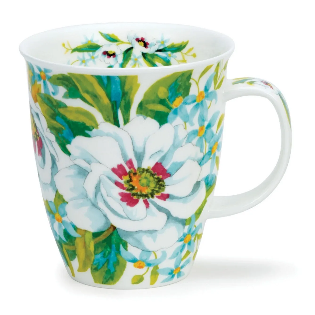 Dunoon Nevis White Anemones Mugs- Tea|Flowers & Garden