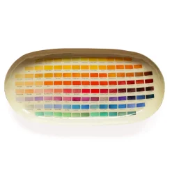 Roomytown Nomenclature of Colors Enamel Printed Tray- Trays|Stationery