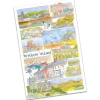 Emma Ball Northern Ireland (Blue) by- Tea|Tea Towels