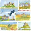 Emma Ball Northumberland  Coaster- Tea|Coasters