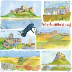 Emma Ball Northumberland  Coaster- Tea|Coasters