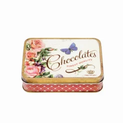 Elite Tins Nostalgia Chocolates Finest Quality Small Rectangular Tin- Novelty