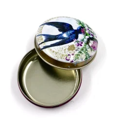 Elite Tins Nostalgia Mini Round Tins- Flowers & Fruits