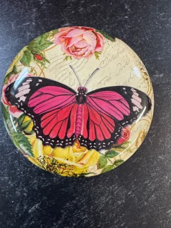 Elite Tins Nostalgia Mini Round Tins- Flowers & Fruits