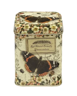 Elite Tins Nostalgia Vintage Butterflies Mini Tea Tin- Tea|Tea Caddies