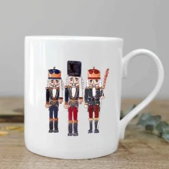 Toasted Crumpet Nutcracker Fine Bone China Mug in a Gift Box- Christmas