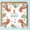 West Country Designs Nutty Squirrels Birthday Card- Greeting Cards