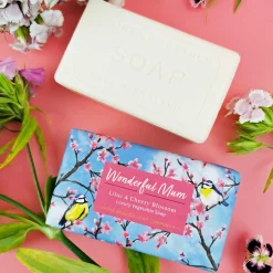 English Soap Company Occasions Lilac & Cherry Blossom Wonderful Mum Soap- Mother's Day|Mother's Day