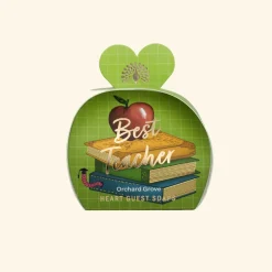 English Soap Company Occasions Orchard Grove Best Teacher Heart Guest Soaps- Soaps & Lotions