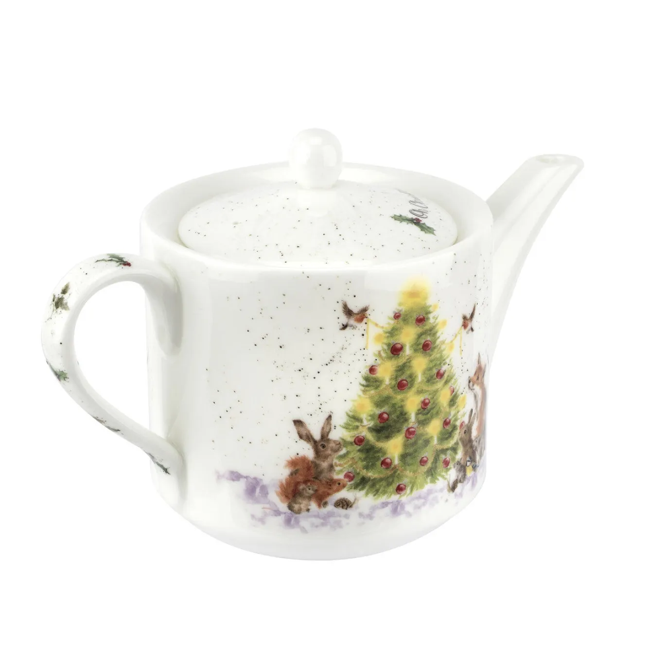 Wrendale Designs 'Oh Christmas Tree' Fine Bone China Teapot- Tea|Teapots