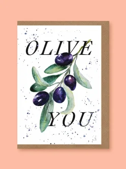 Studio Frewb. Olive You Greetings Card- Valentine's Day|Greeting Cards