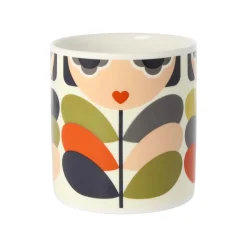 Orla Kiely Lady Stem Bone China Mug- Tea|Bright Colors
