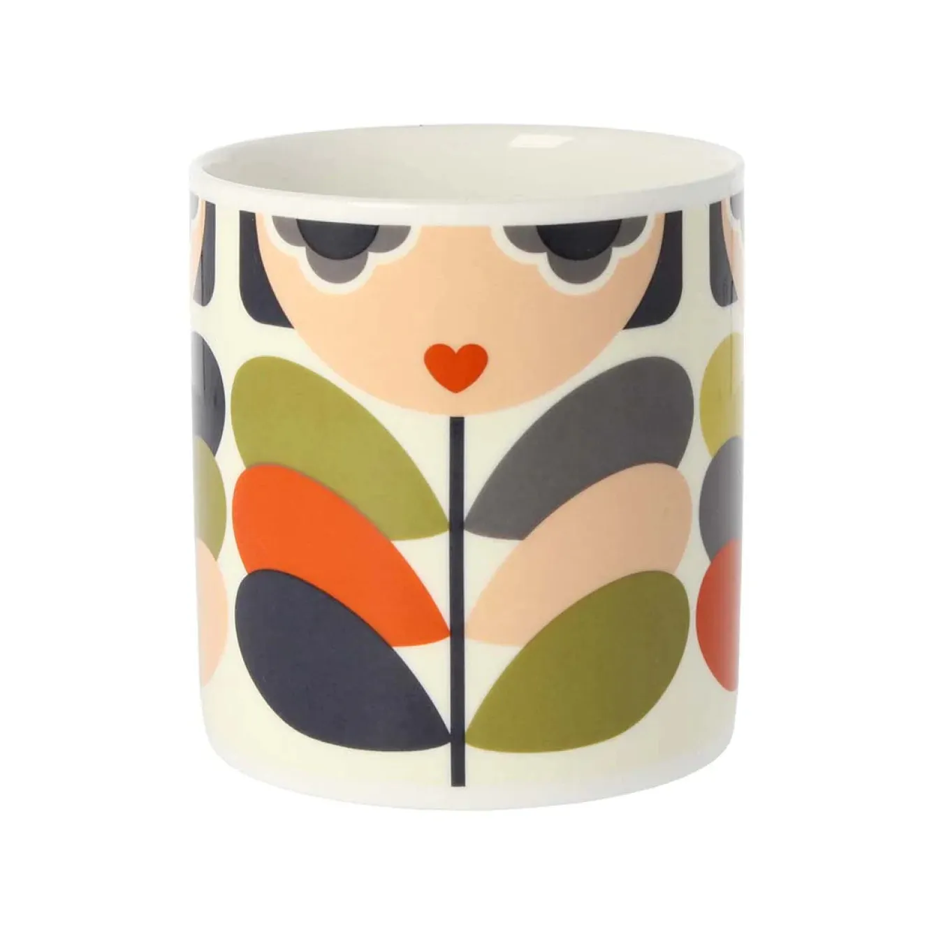Orla Kiely Lady Stem Bone China Mug- Tea|Bright Colors