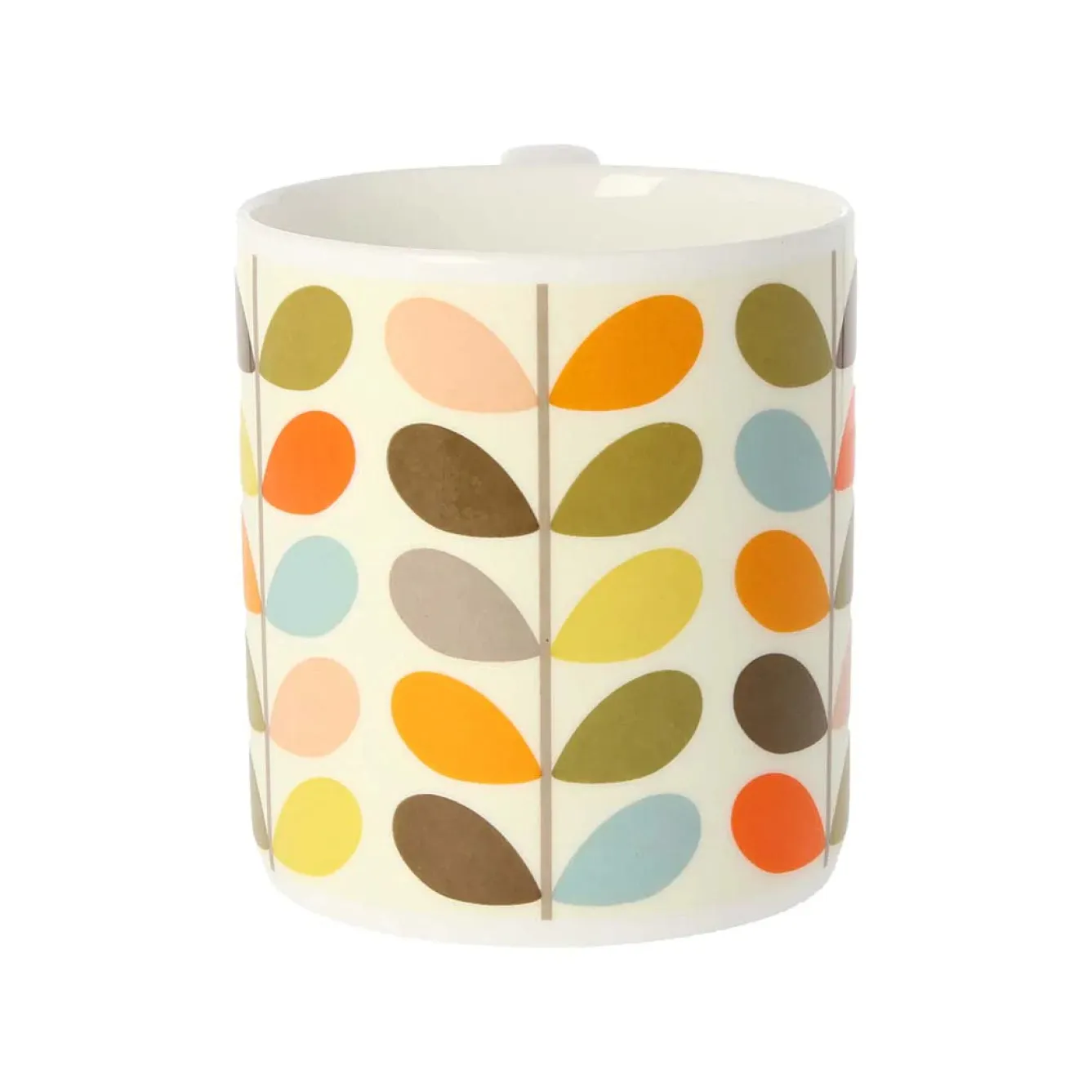 Orla Kiely Multi Color 10 Stem Bone China Mug- Tea|Blues